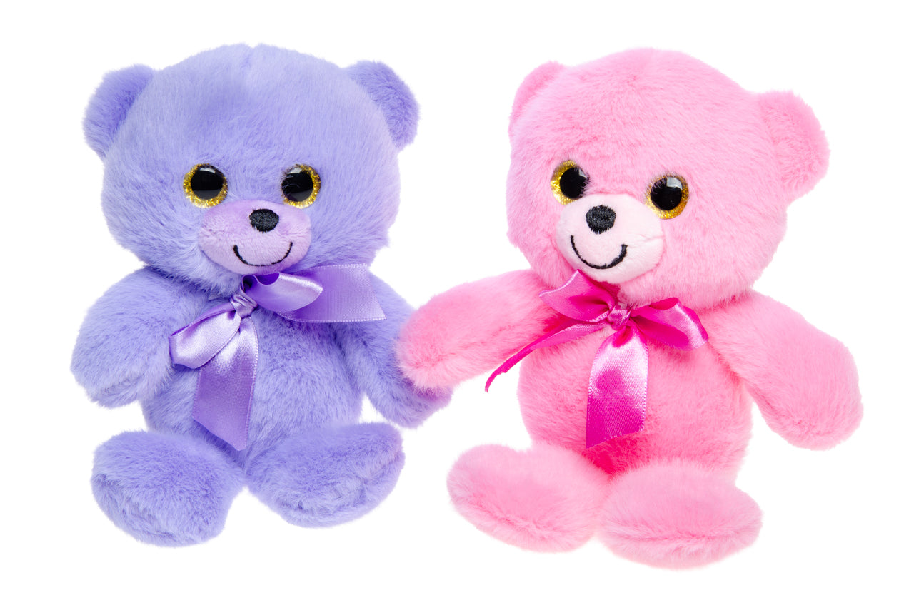 PLUSH. BEAR W BOW