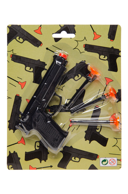 BLACK GUN W 3PCS DARTS BC