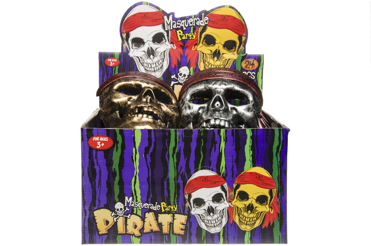 PIRATENMASKER ZILVERGOUD