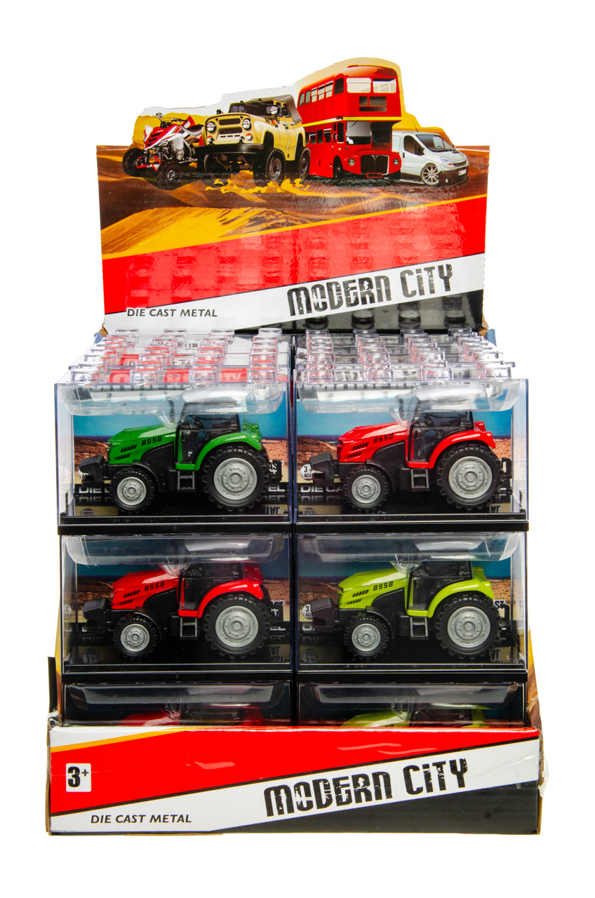 DIECAST TRACTOR PULL BACK