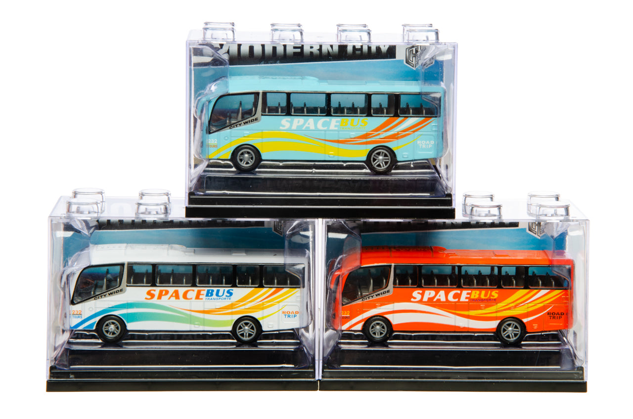 DIECAST BUS PULL BACK