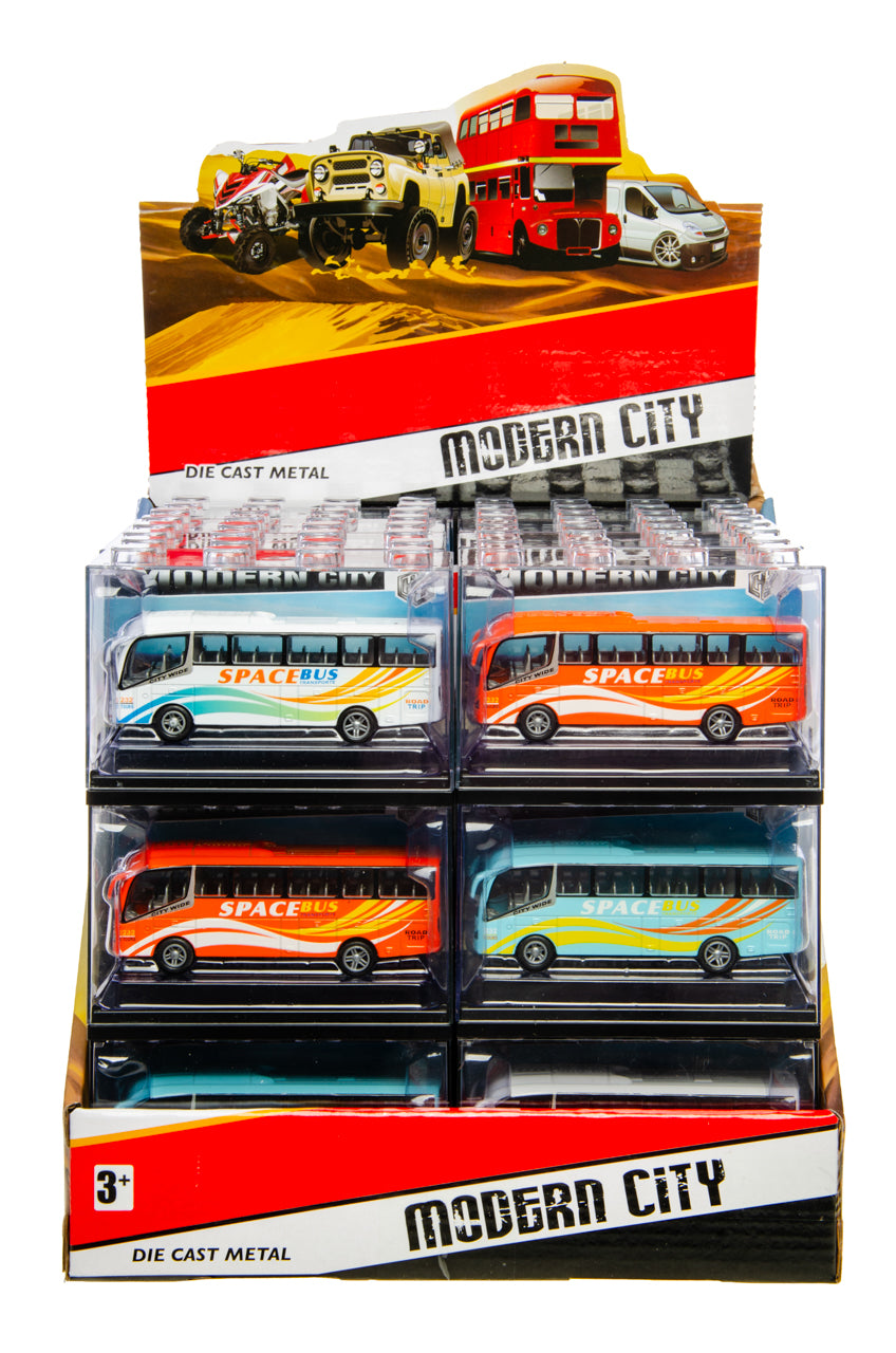 DIECAST BUS PULL BACK