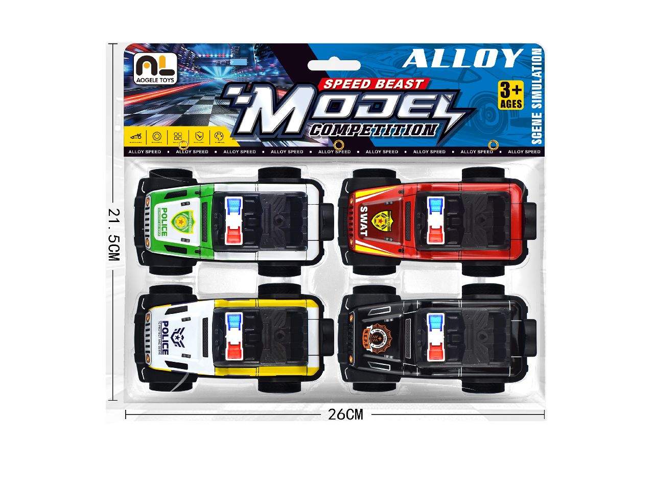 DIECAST POLICE BUGGY PPH
