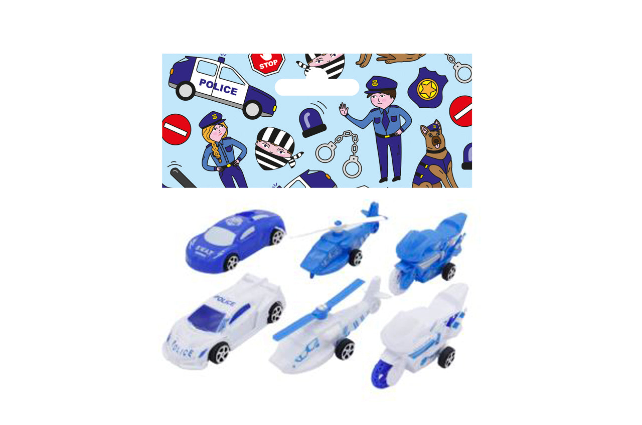 1PC PULL BACK POLICE VEHICLE PPH