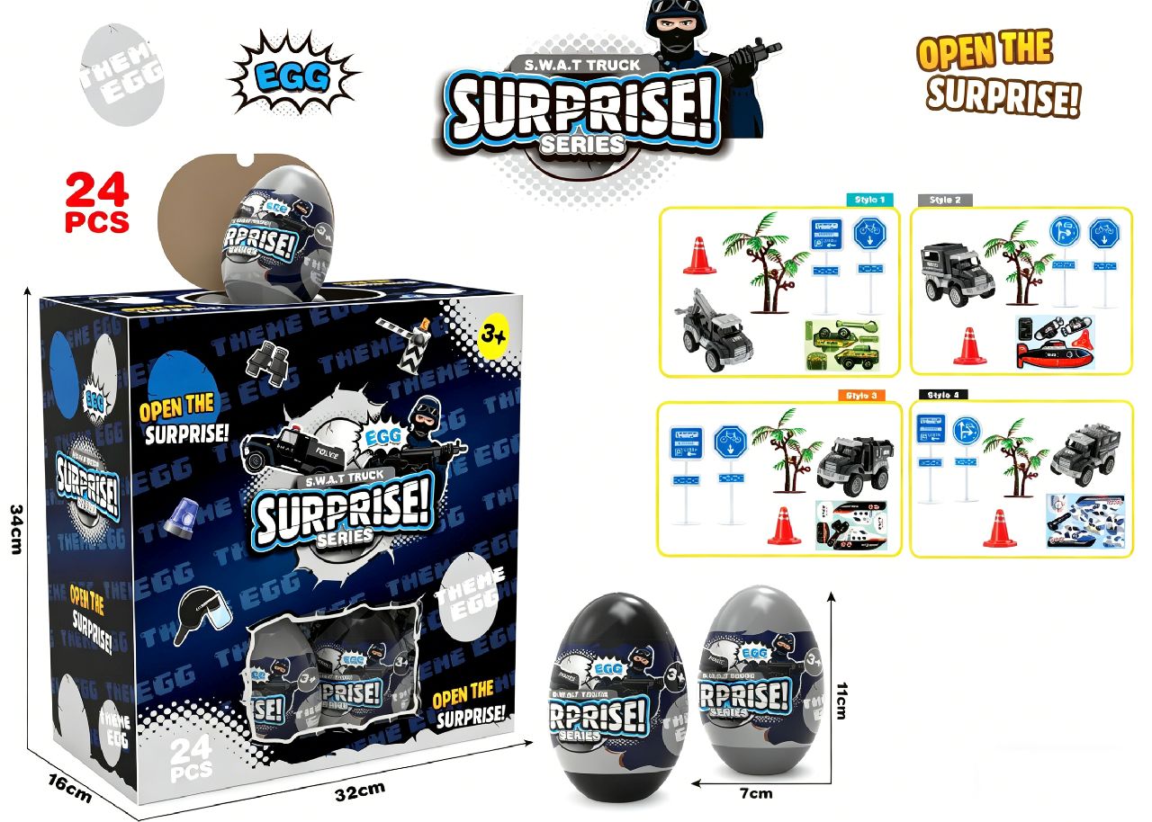 COLLECT EM ALL - UNBOX SURPRISE EGG POLICE