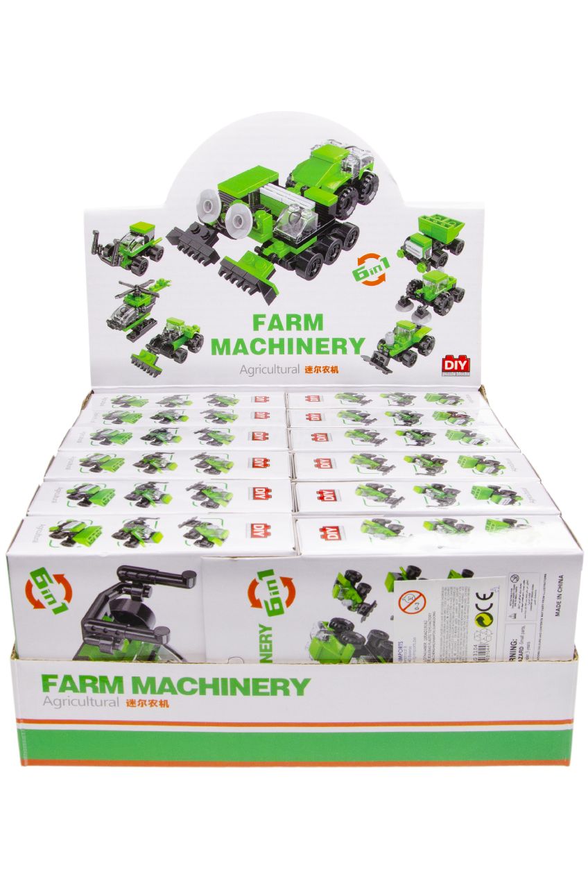 BOUWBLOKJES. TRACTOR. 6ASS