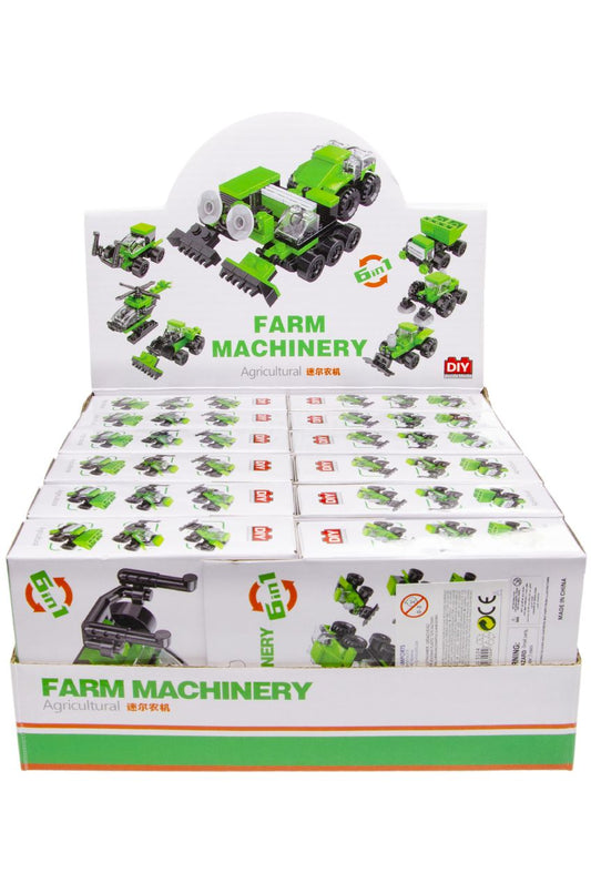 BOUWBLOKJES. TRACTOR. 6ASS
