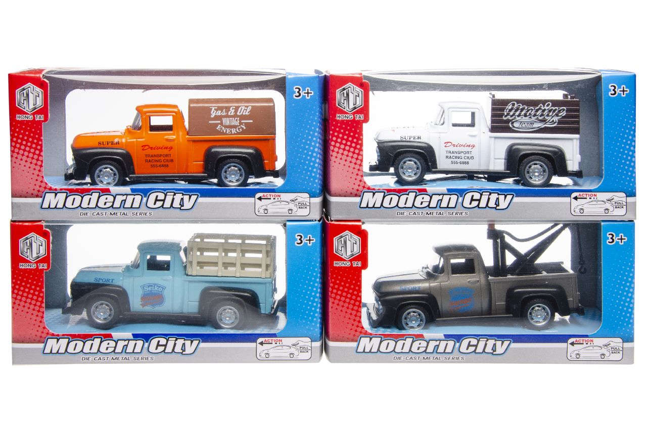 METALEN OUDE PICKUP TRUCK