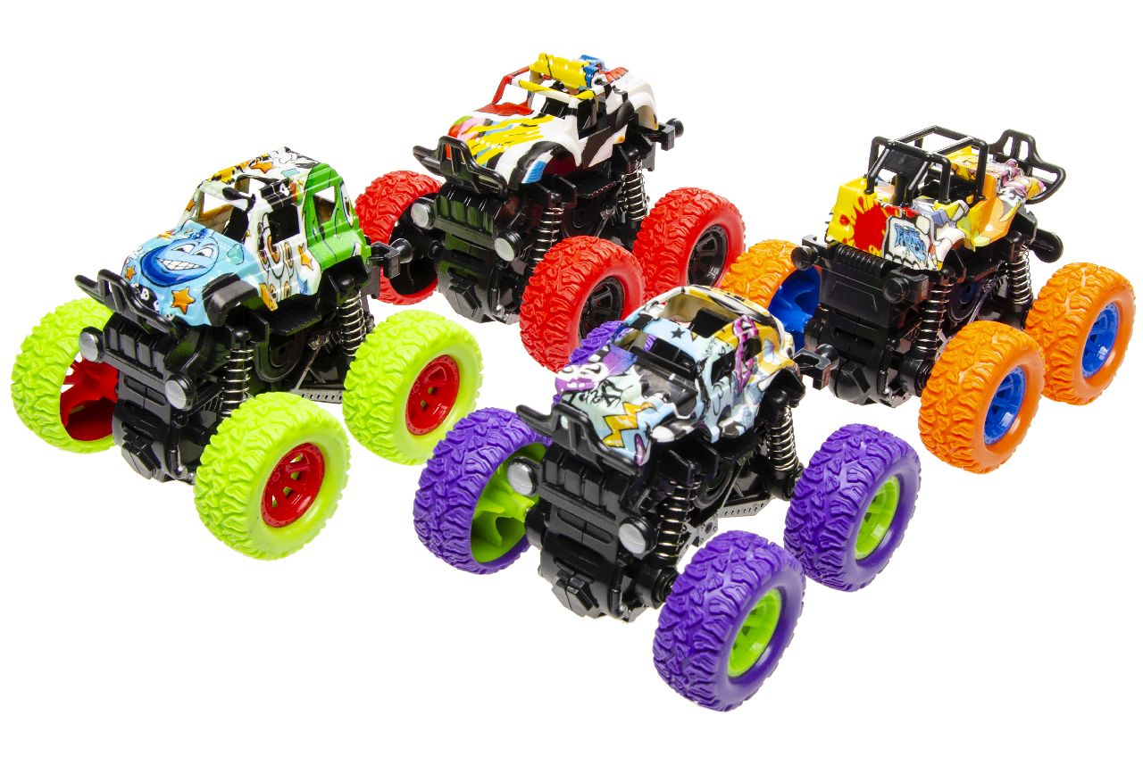 KLEURIGE MONSTERTRUCKS