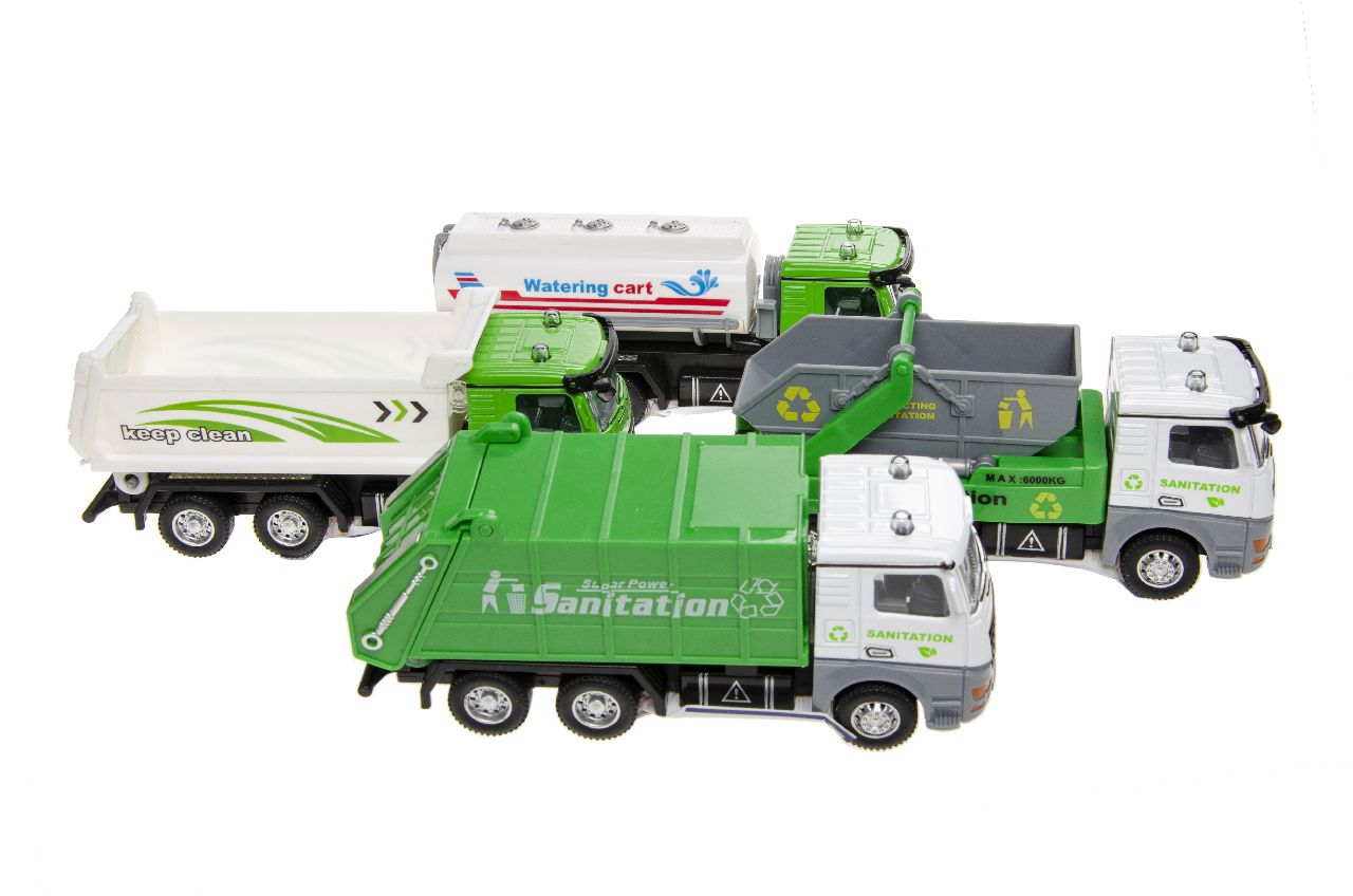 DIECAST GARBAGE TRUCK ASSORTMENT