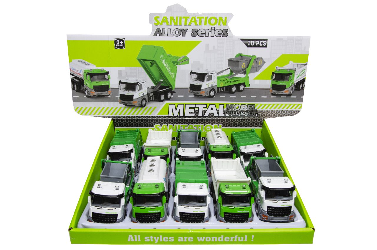 DIECAST GARBAGE TRUCK ASSORTMENT
