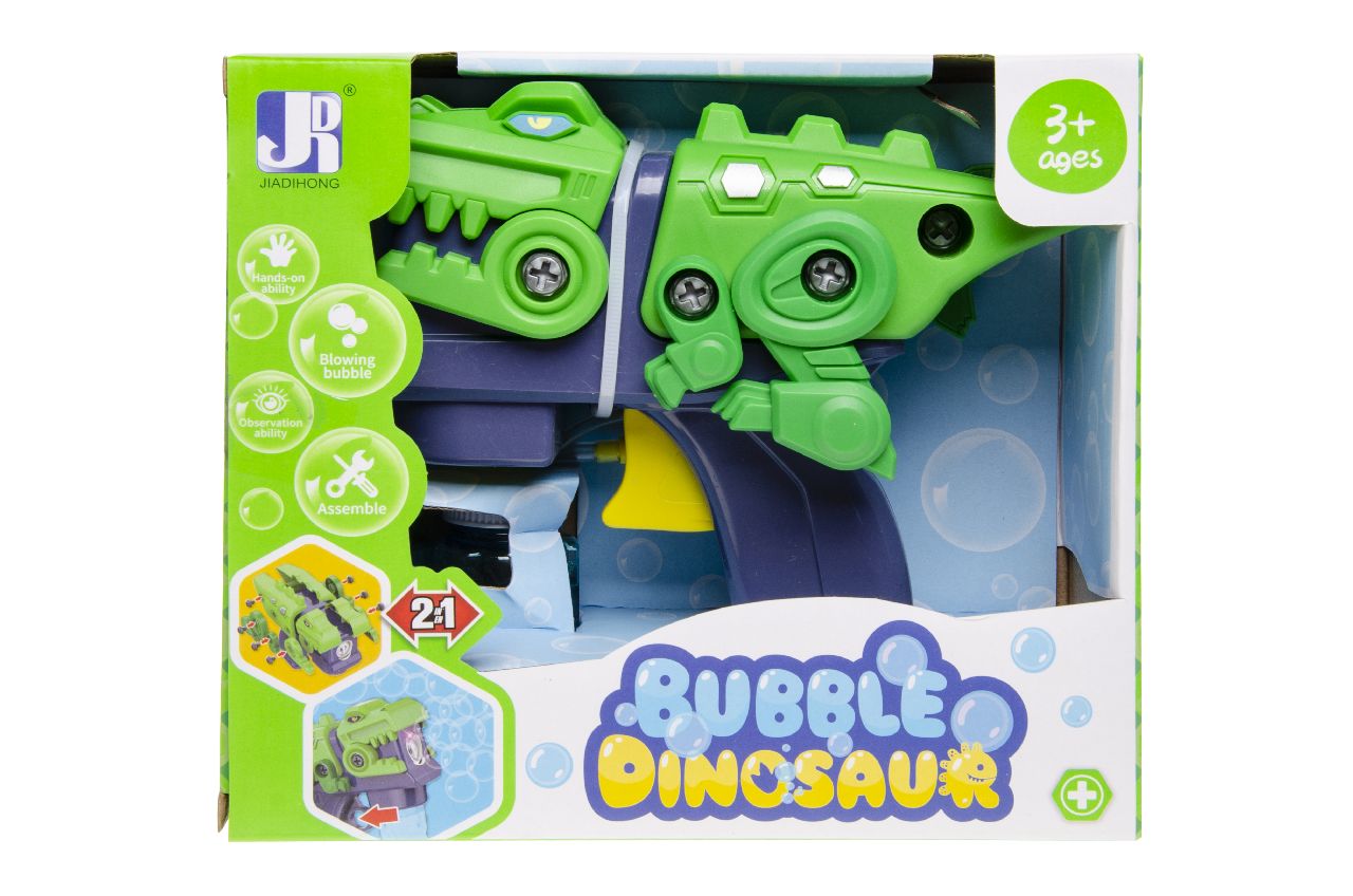 DINO FRICTION BUBBLE GUN 2X 60ML