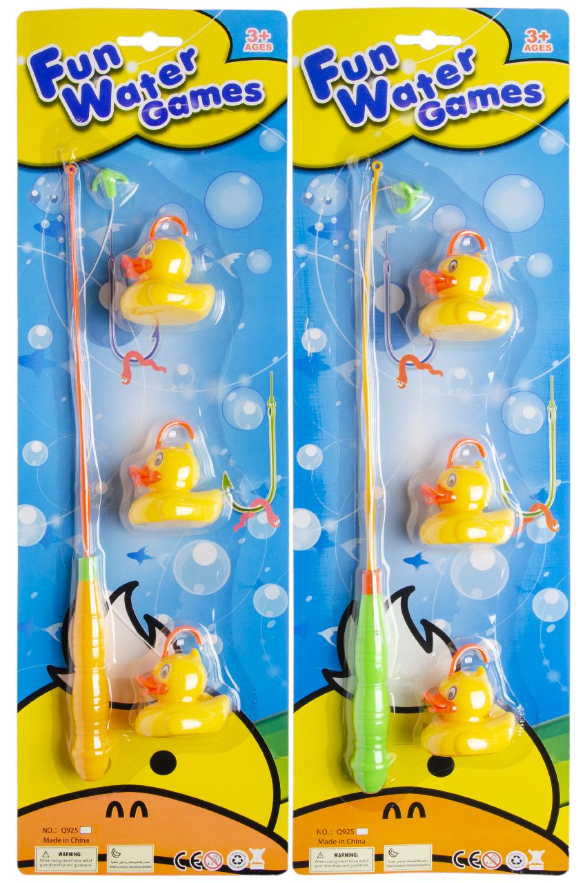 EENDJES VISSPEL. 3 EENDJES