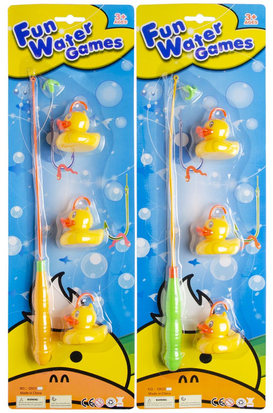 EENDJES VISSPEL. 3 EENDJES
