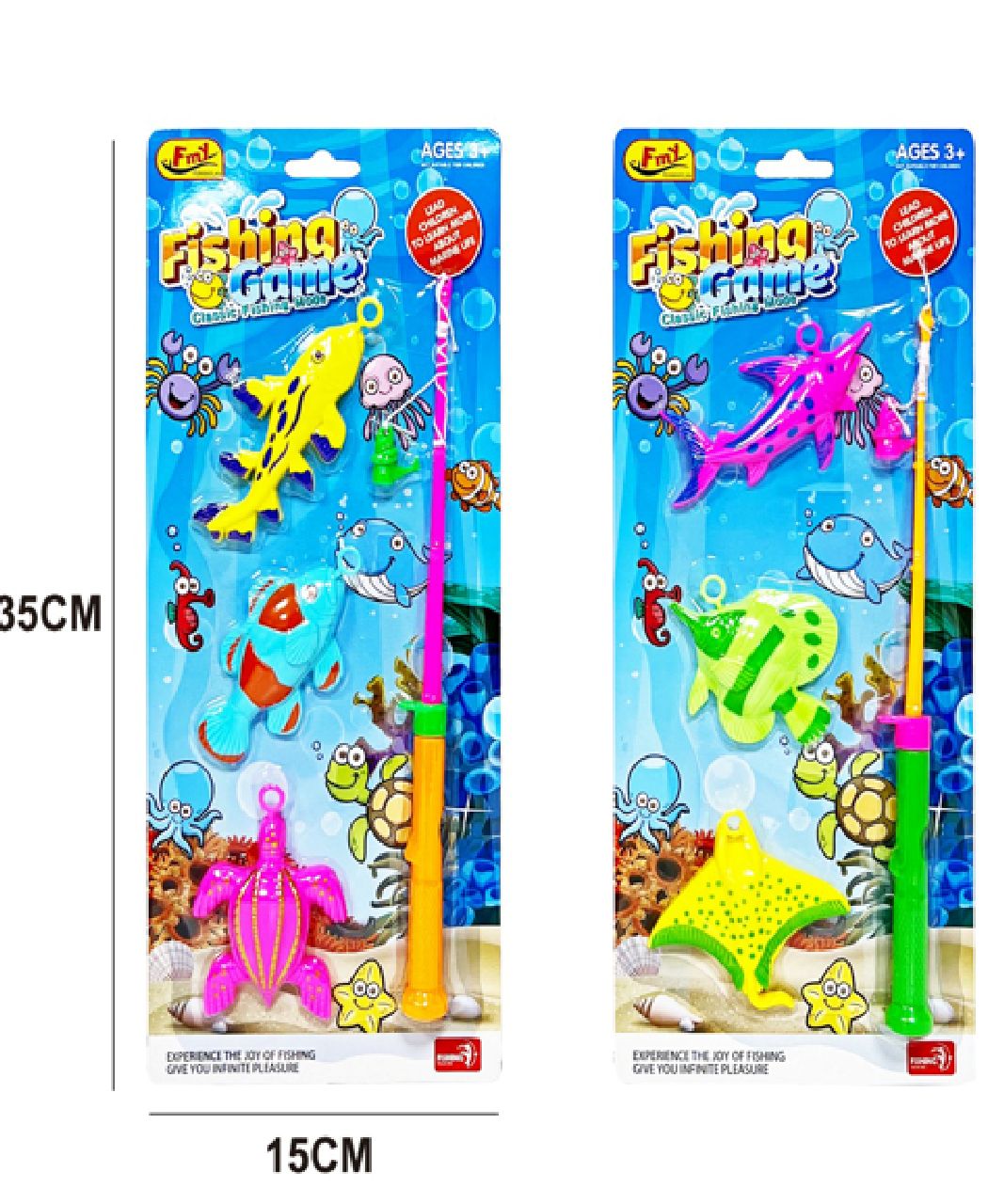 FISHING GAME SET 3PCS FISH
