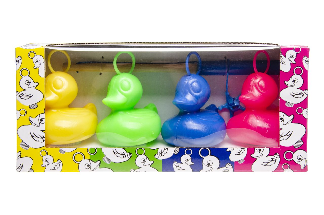4 EENDJES MET 1 VISHENGEL