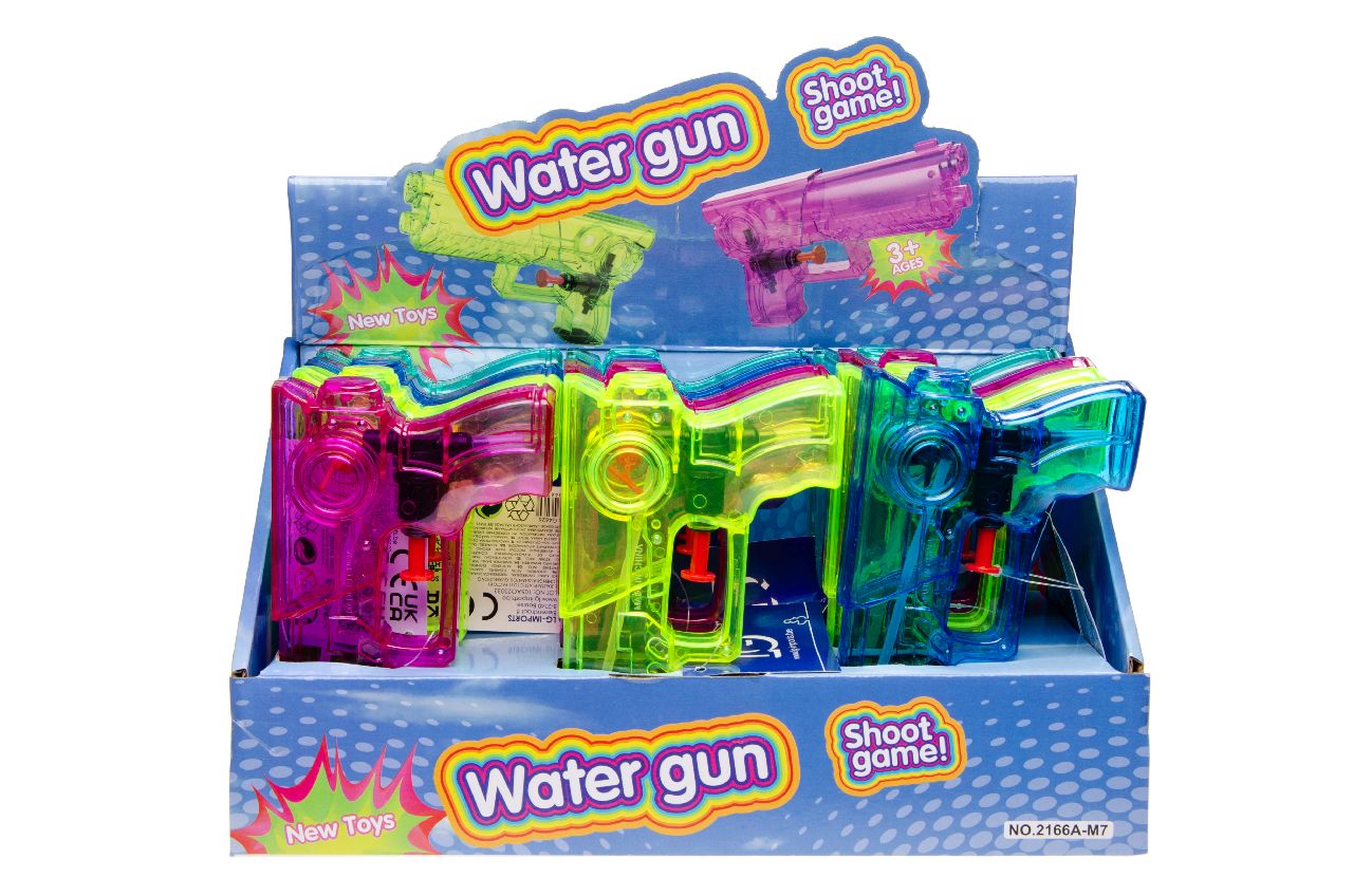 TRANSPARANT WATERGEWEER IN DISPLAY S