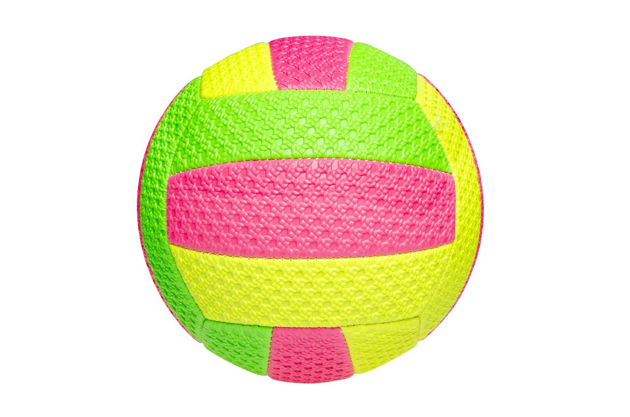 NO. 5 NEON VOLLEYBAL. DEFLATED