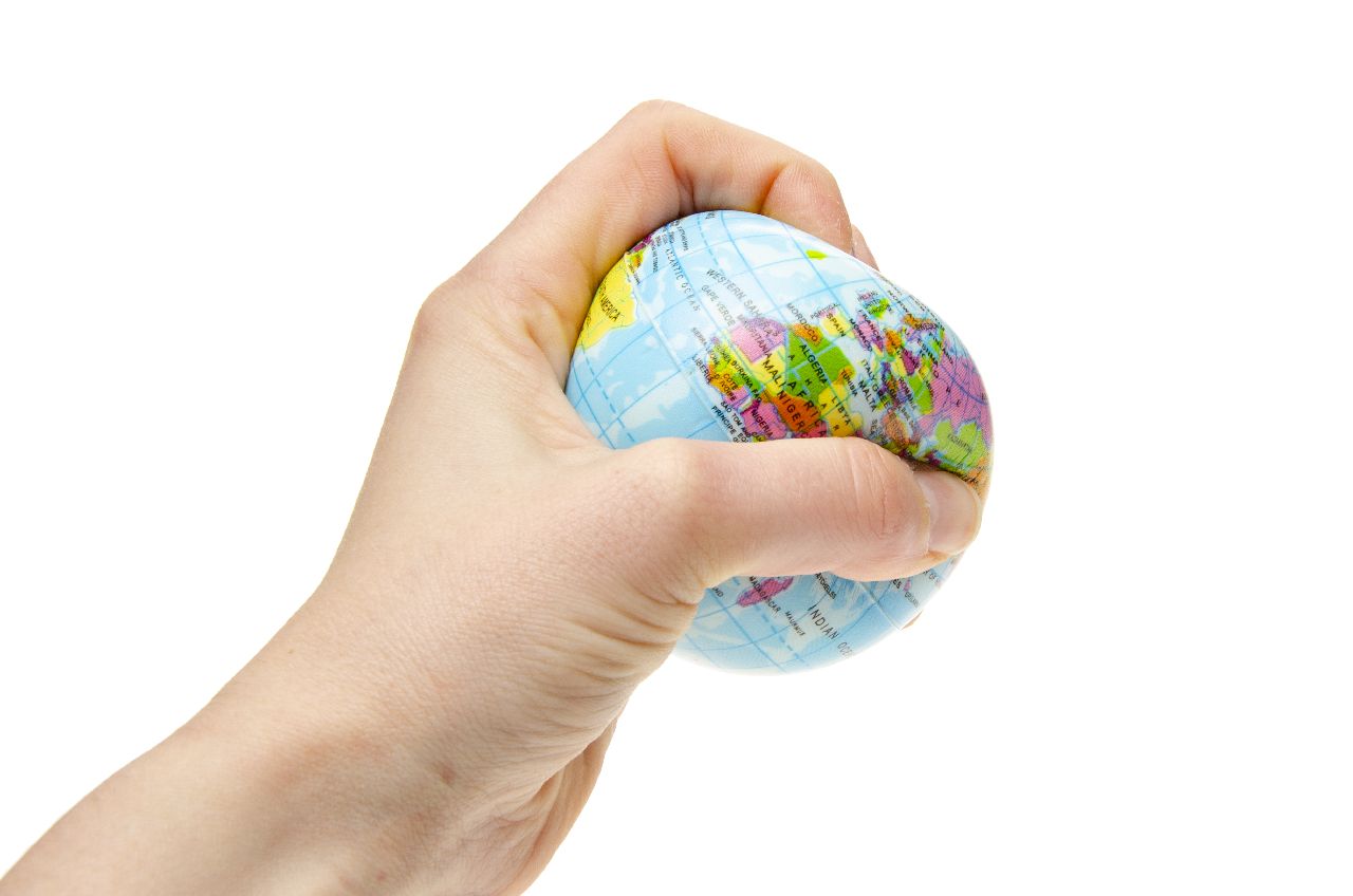ANTI-STRESS BAL. WERELDBOL
