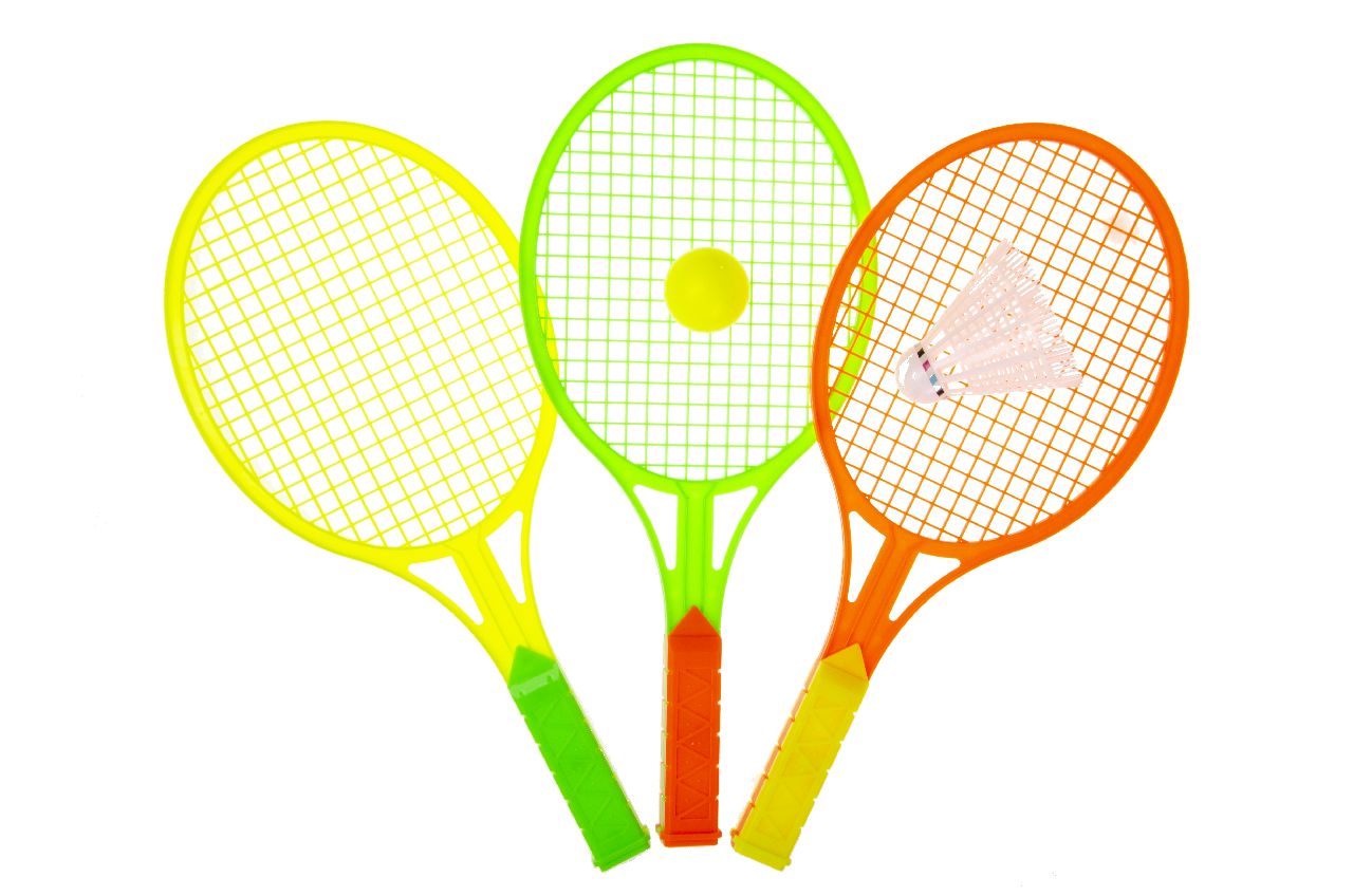 TENNIS SET2 RACKETSBALPLUIM