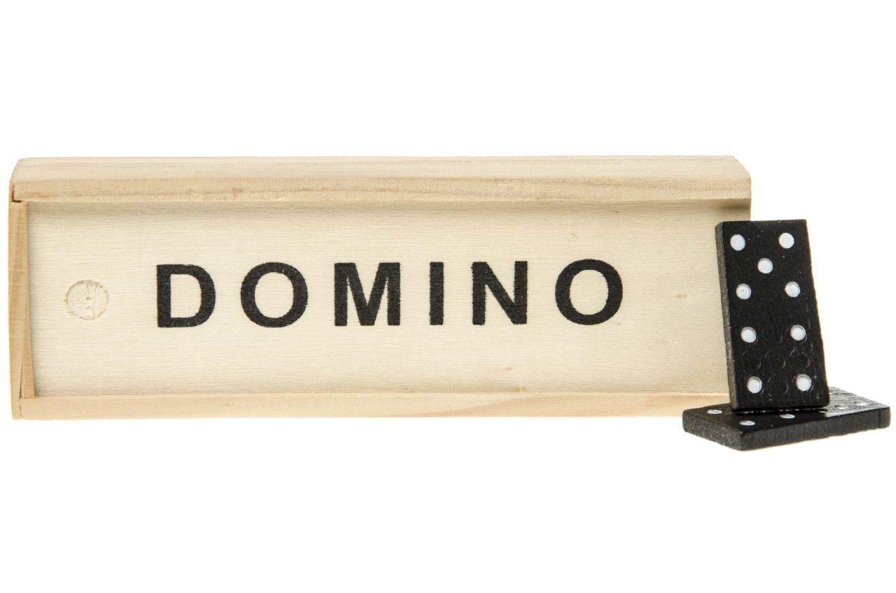 DOMINO SPEL HOUT