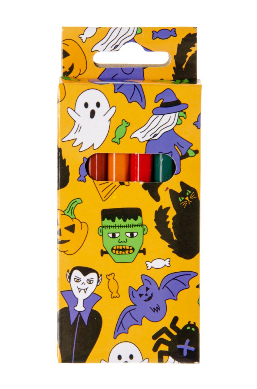 KLEURPOTLOODJES 6ST.. HALLOWEEN