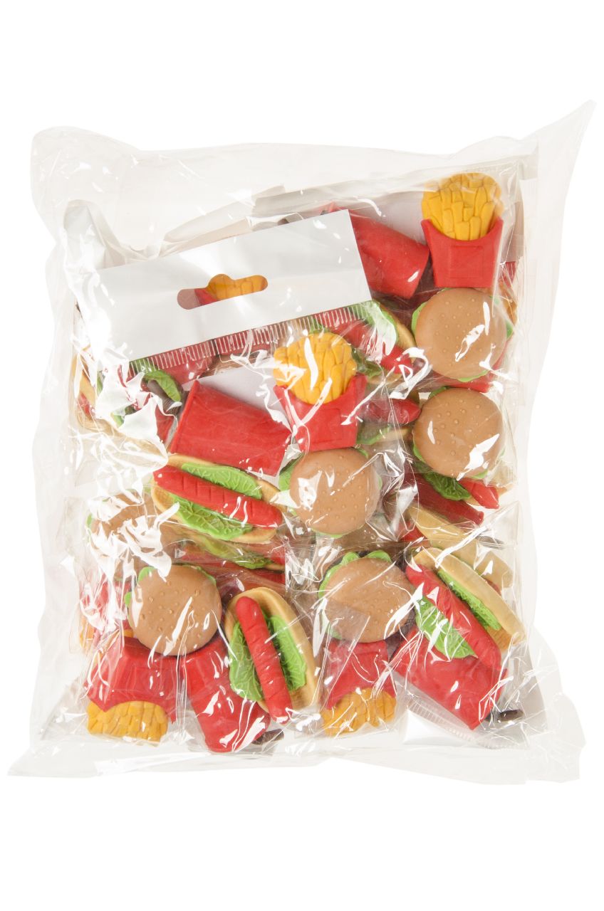 GOMMETJES. FAST FOOD 4PCS