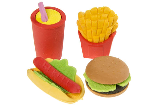 GOMMETJES. FAST FOOD 4PCS
