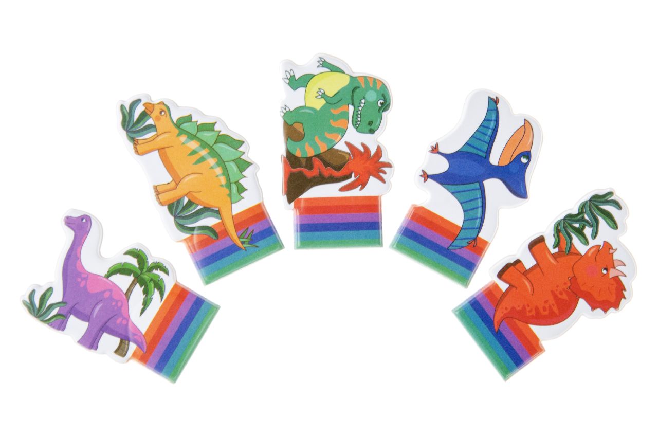 1ST VINGERPOPPETJE DINOSAURUS