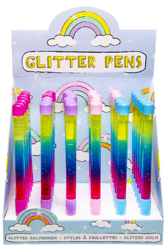 GLITTER BALPEN. 4ASS
