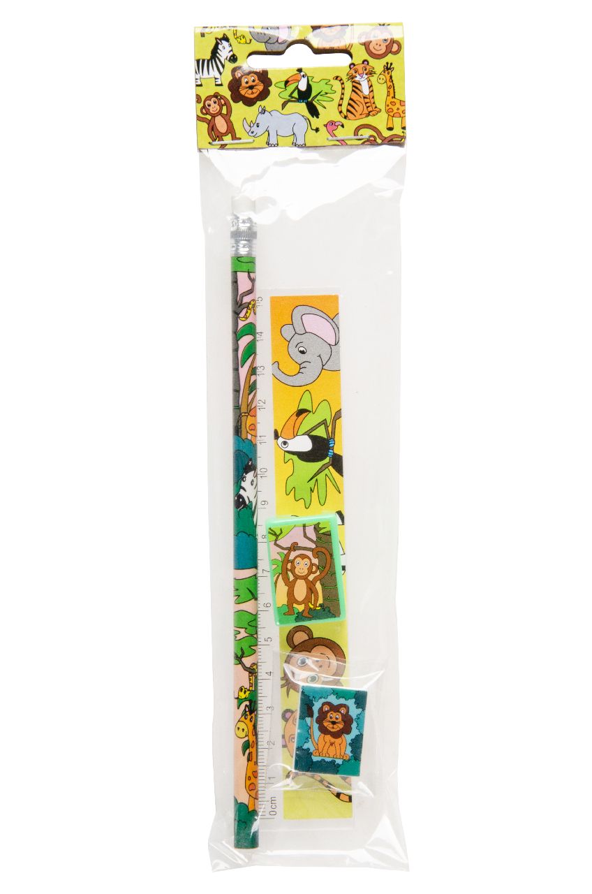 SCHRIJFSETJE. WILDE DIEREN