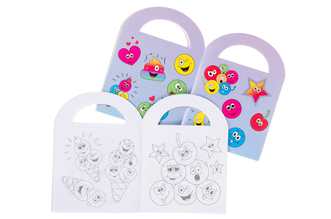 KLEURBOEK MET STICKERS GEZICHTJES S