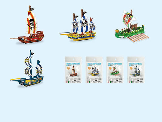 3D PUZZLE PIRATE SHIP PP