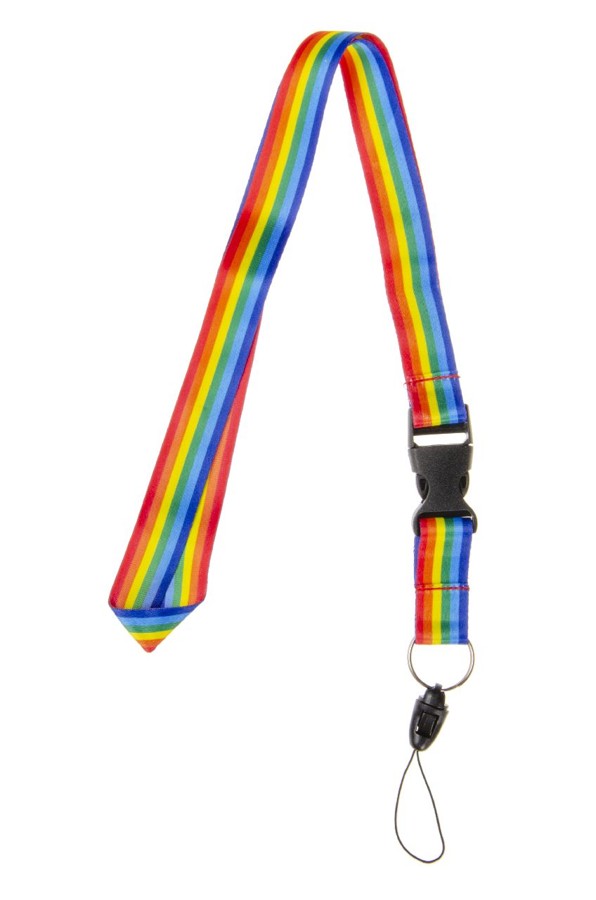 NECKHOLDERLANYARD RAINBOW