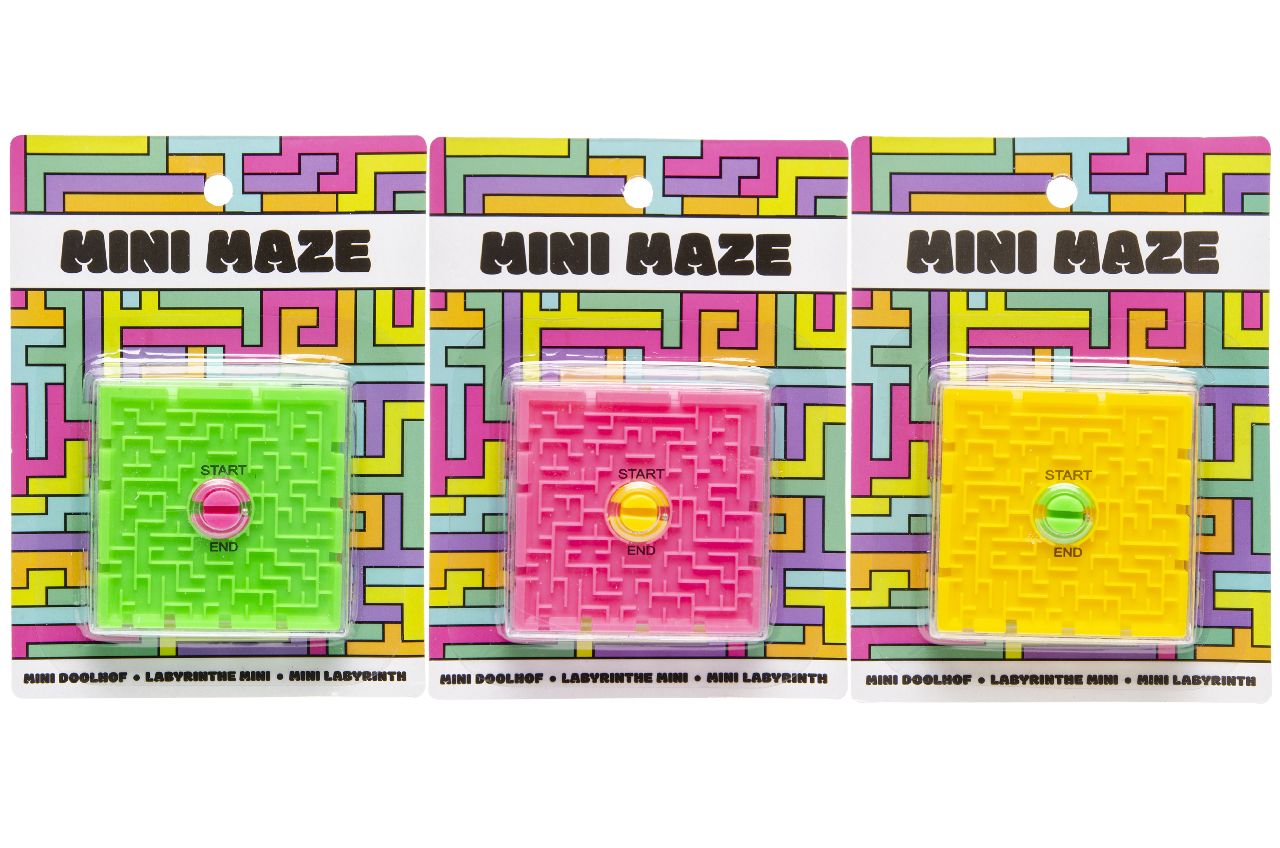 MINI LABYRINTH SPEL OP KAART