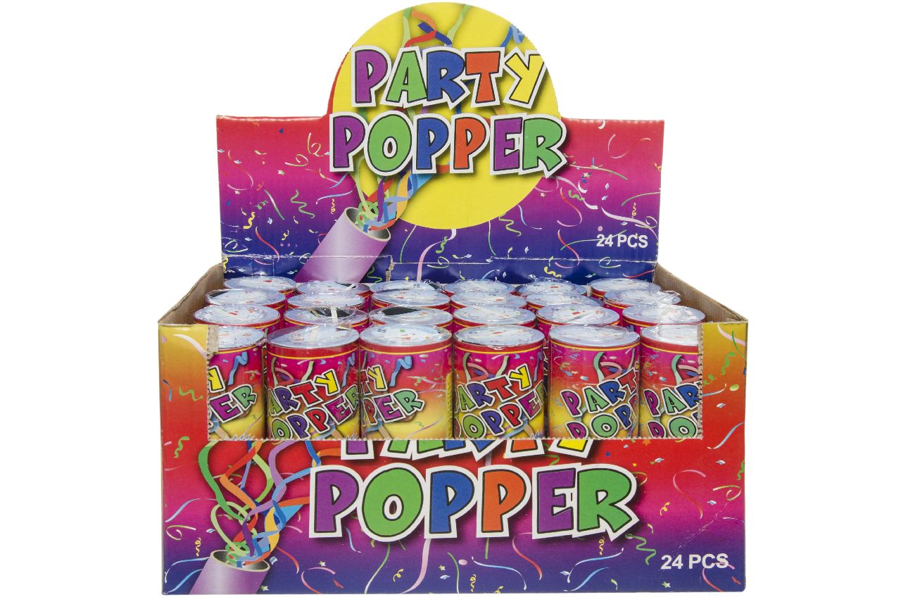 PARTY POPPER S MET CONFETTI