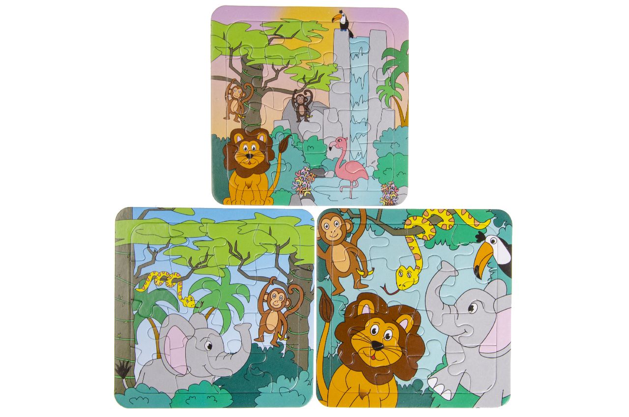 PUZZEL JUNGLE IN ZAKJE