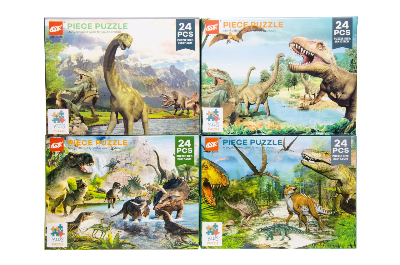 24ST PUZZEL DINOSAURUS