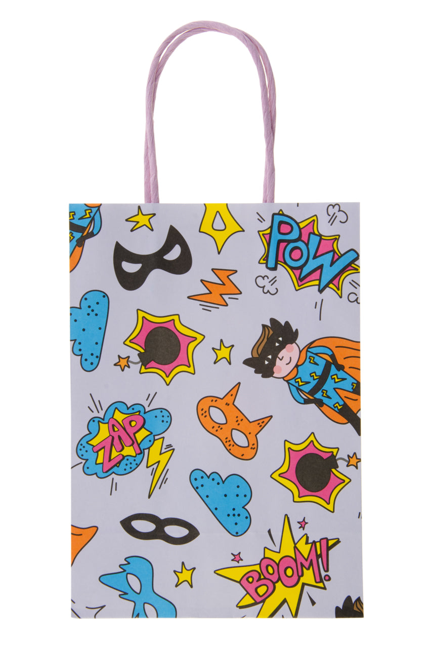 PAPER GIFT BAG. SUPERHERO