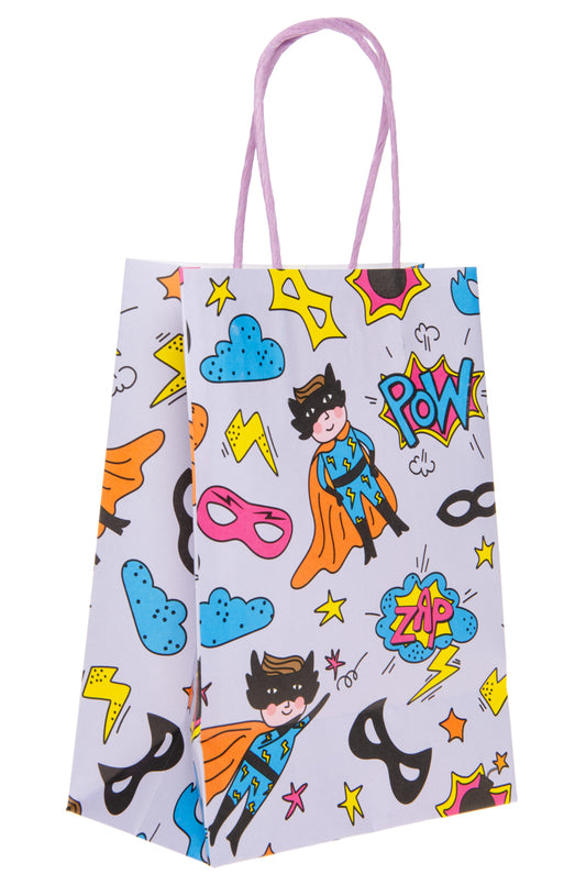PAPER GIFT BAG. SUPERHERO