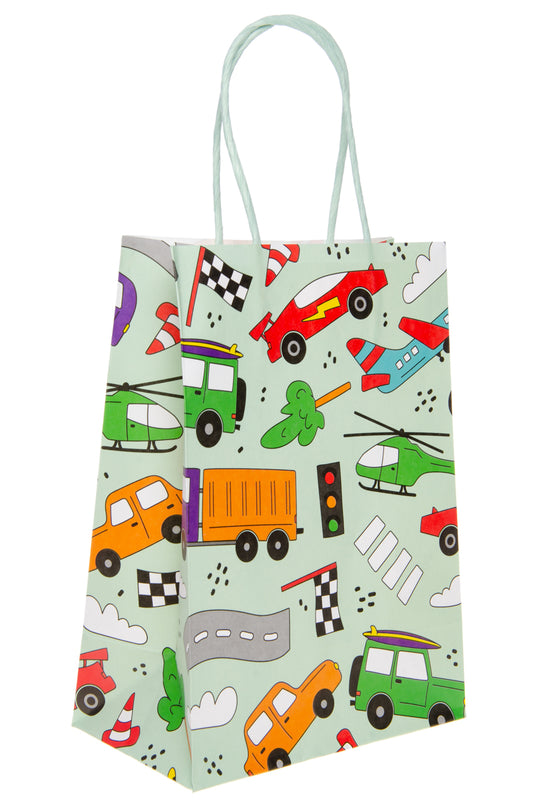 PAPER GIFT BAG. VEHICLES