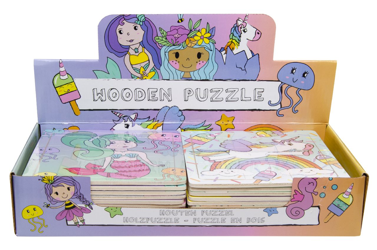 HOUTEN PUZZEL. MEISJES