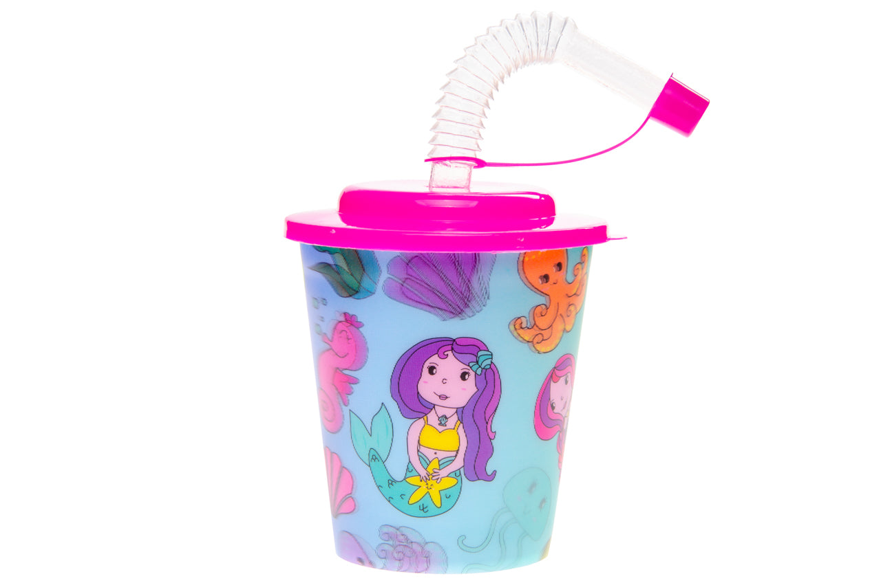3D BEKER MET RIETJE EN DEKSEL. ZEEMEERMIN