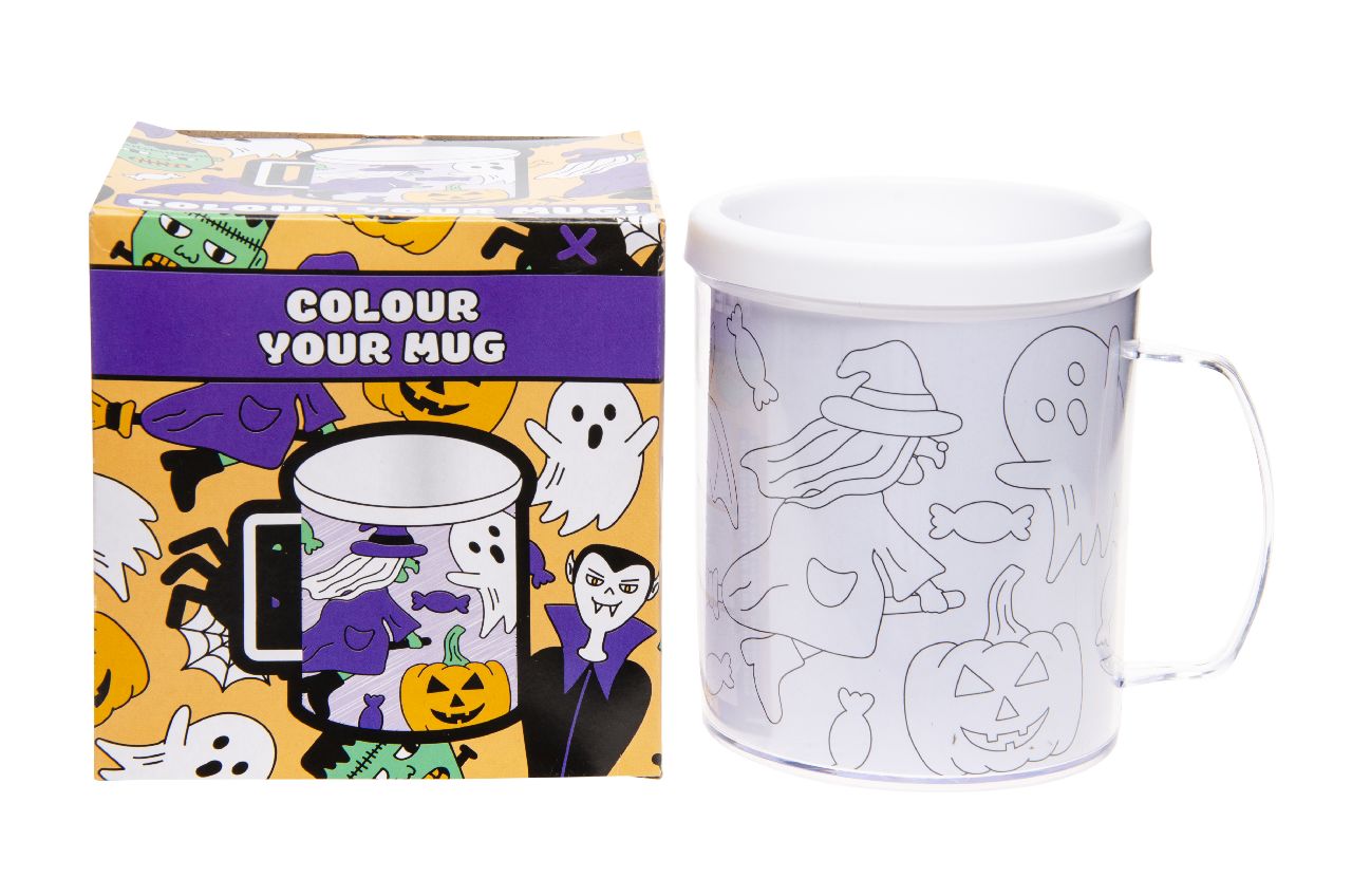 KLEUR JE EIGEN BEKER HALLOWEEN