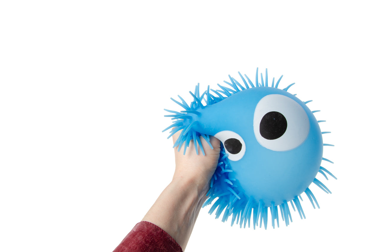 PUFFER BALL W EYES 23CM