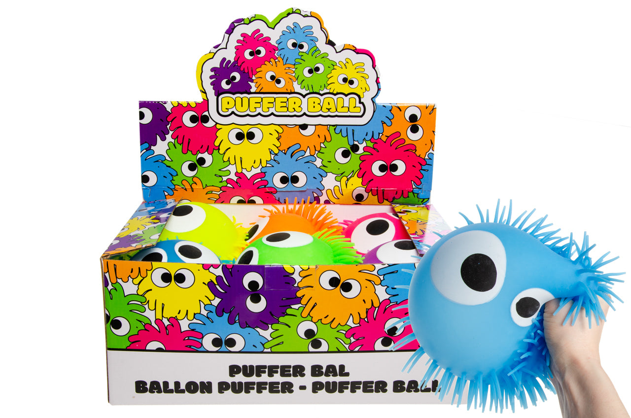 PUFFER BALL W EYES 23CM