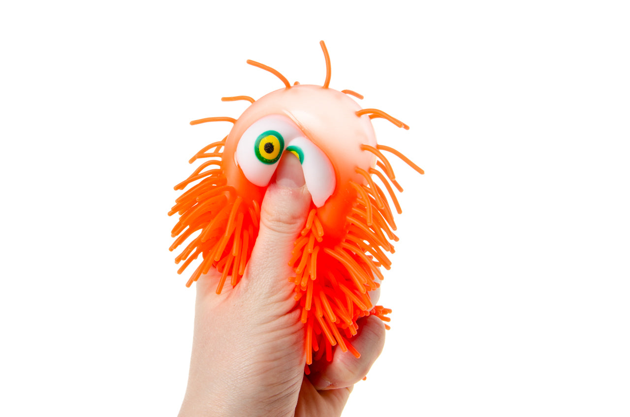 PUFFER BALL W EYES 10CM