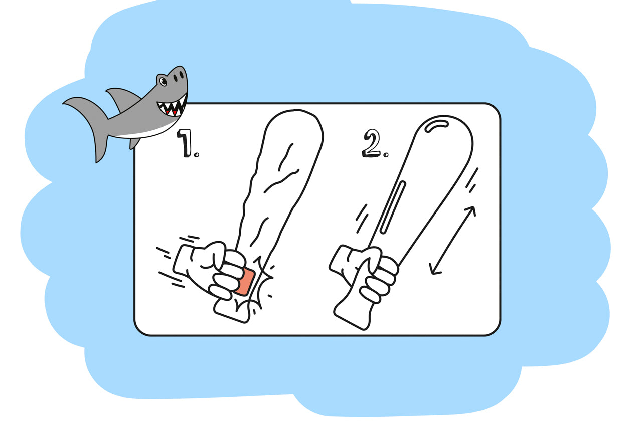 ZELFOPBLAASBARE BALLON. ZEEDIEREN