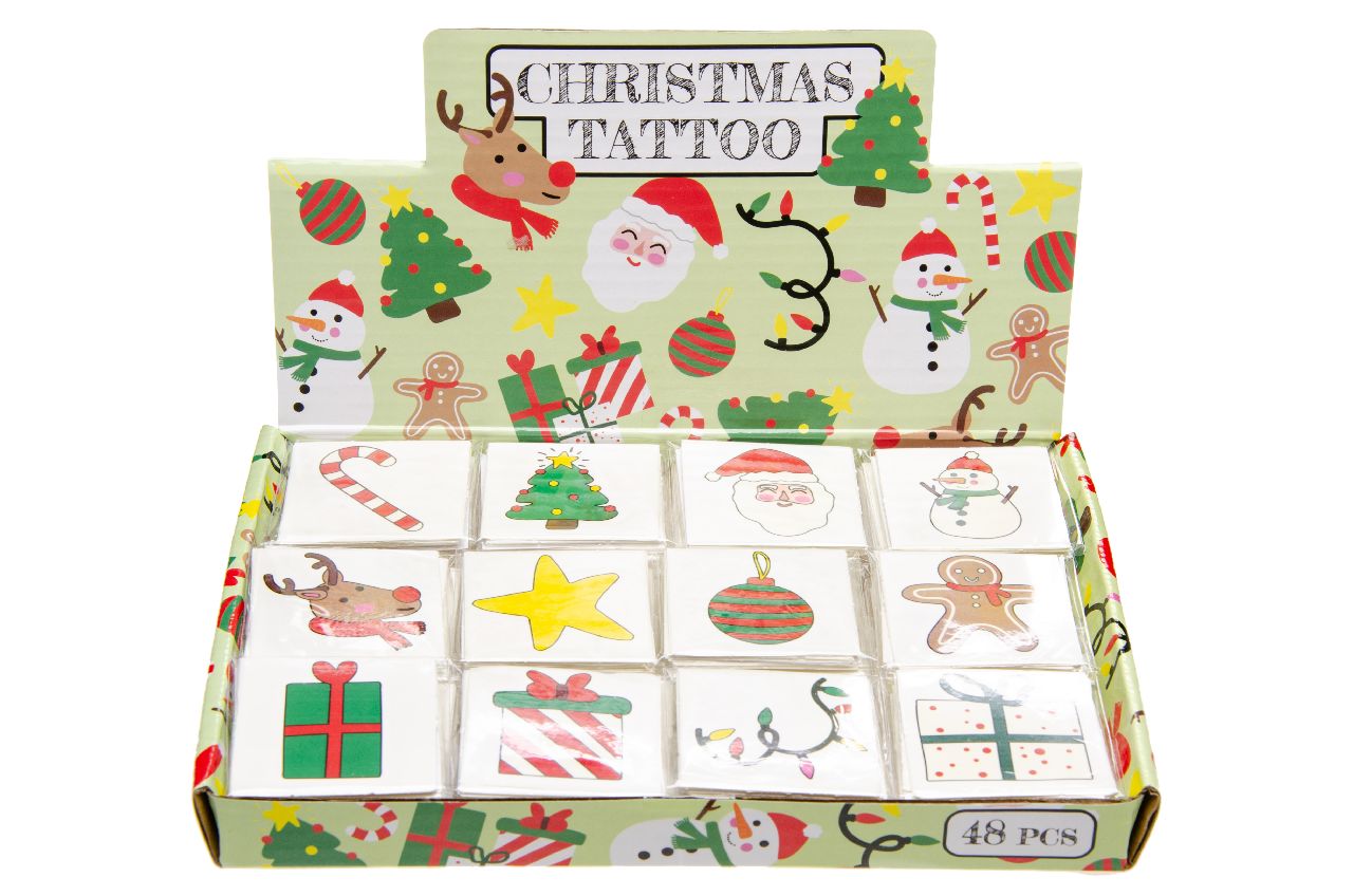 12PCS TATTOO. CHRISTMAS DB