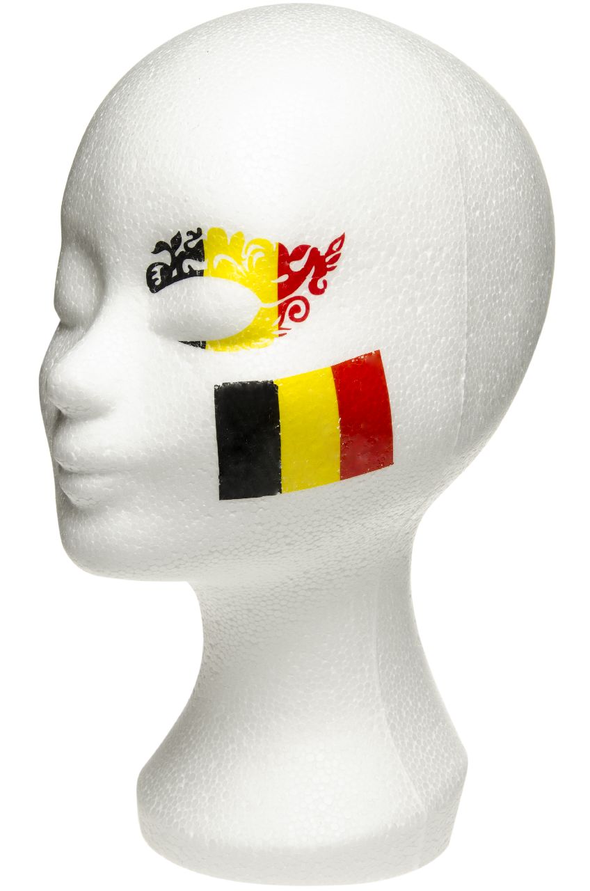 4PCS CHEEK TATTOO BELGIUM